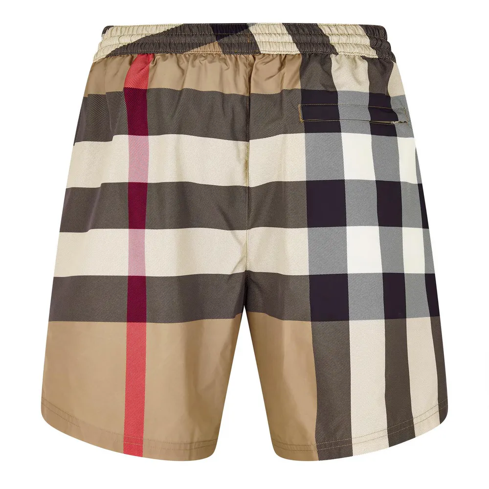 Burberry Men's Check Swim Shorts detail 2