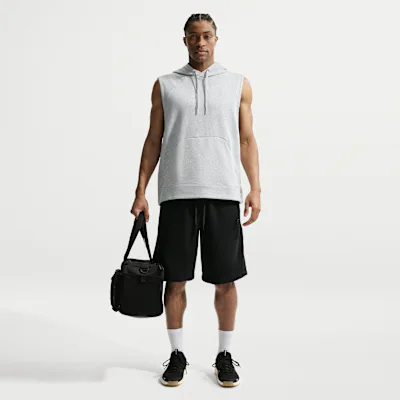 Nike N.A.C. Men's Dri-FIT Fleece Training Shorts - Black/Black