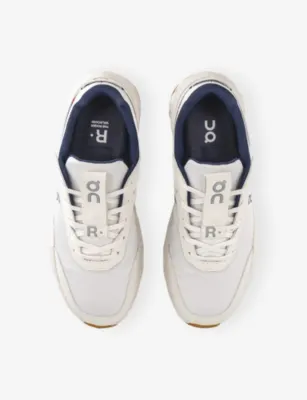 ON The Roger Wildcard Leather and Mesh Trainers - EUR 45.5 / 11.5 UK MEN in White Midnight, additional product view 2