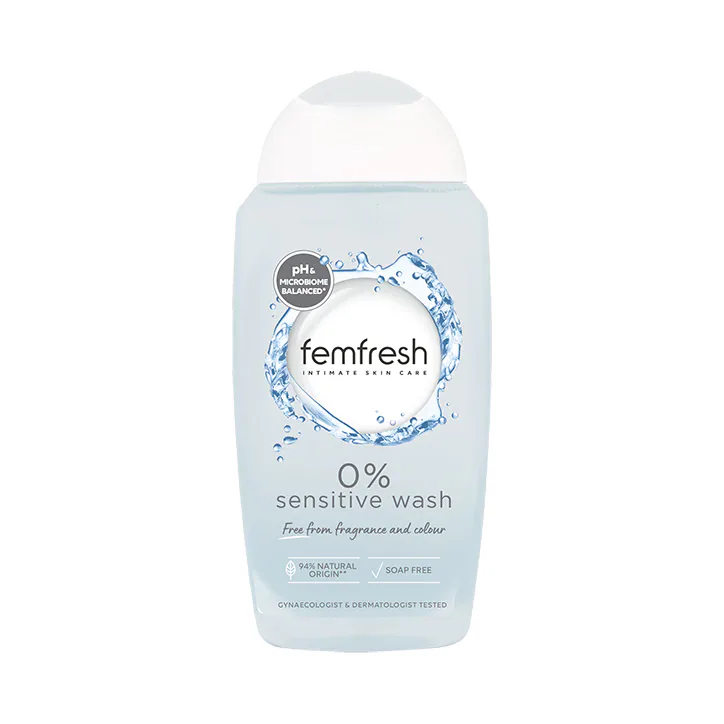 Femfresh 0% Sensitive Wash 250ml – Beauty > Washing & Bathing > Shower Gel & Body Wash