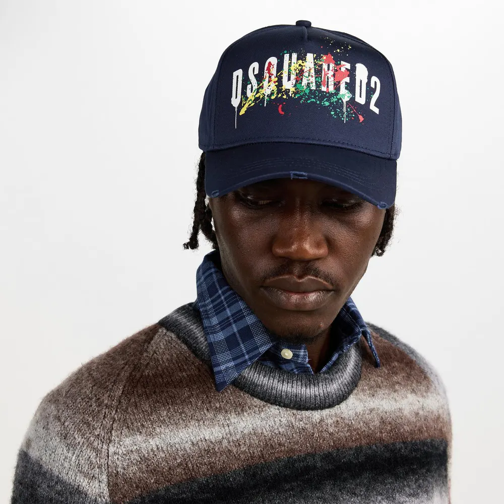 DSquared2 Men's Splat Baseball Cap detail 3