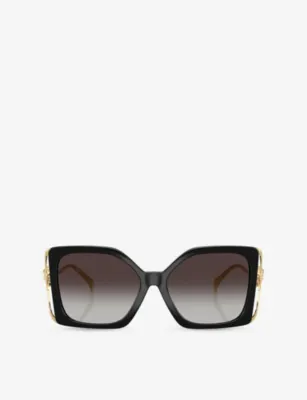 VERSACE VE4502U Square-Frame Injected Sunglasses