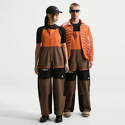 Nike ACG 'Mystery Lights' Storm-FIT ADV Bibs - Safety Orange/Mosswood Brown/Black/Mosswood Brown