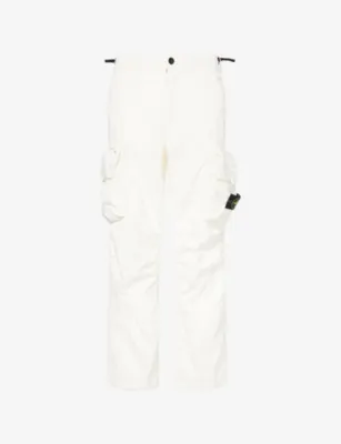 STONE ISLAND Compass-Badge Ripstop Cotton-Blend Cargo Trousers