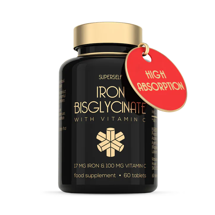 SuperSelf Gentle Iron 17mg with Vitamin C 60 Capsules