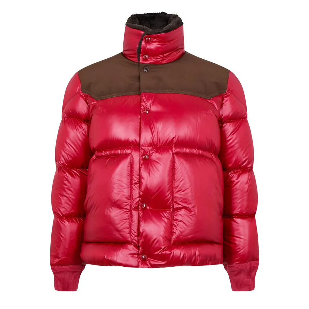 Moncler Men's Archivio Vajolet Goose Down Stand Collar Long Sleeve Short Puffer Jacket