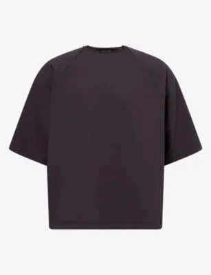 SEVENTH Boxy-Fit Dropped-Shoulder Cotton T-Shirt in Cave – Mens | Tops & t-shirts | T-Shirts | Printed T-Shirts