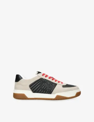 VALENTINO GARAVANI Sparry Leather Trainers - EUR 43.5 / 9.5 UK MEN in WHITE/BLK – Mens | Trainers | Lace up trainers