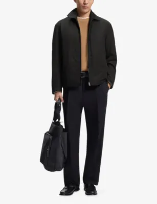BOSS Side-Pocket Zip-Through Woven Jacket detail 2