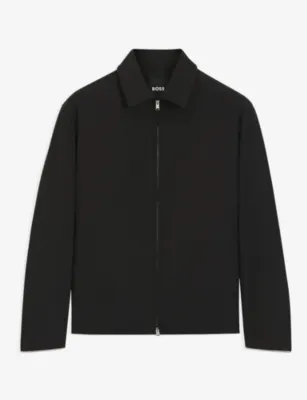 BOSS Side-Pocket Zip-Through Woven Jacket