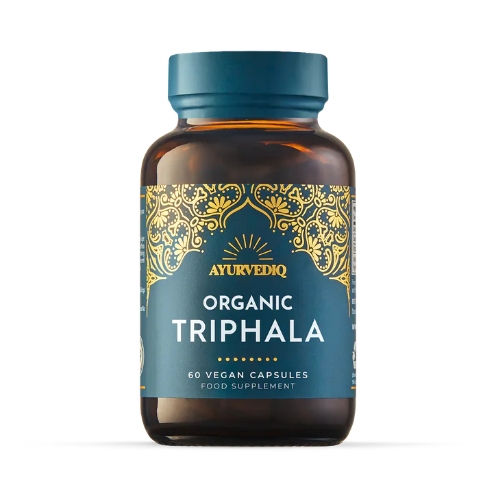 Ayurvediq Organic Triphala Capsules - 60's Capsules – Vitamins & Supplements > Condition > Digestive Health & Everyday Support > Cleansing