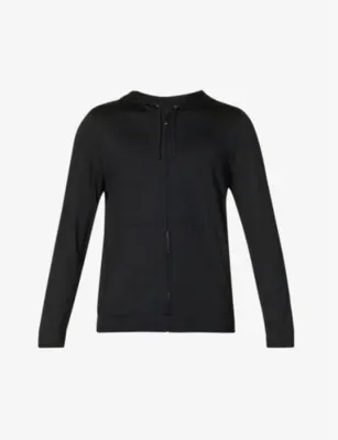 DEREK ROSE Basel jersey hoody - BLACK