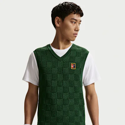 Nike NikeCourt Slam Men's Tennis Sleeveless Jumper - Gorge Green in Gorge Green – Nike men's and unisex