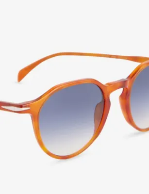 EYEWEAR BY DAVID BECKHAM 1217S Round-Frame Acetate Sunglasses detail 2