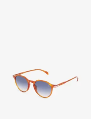 EYEWEAR BY DAVID BECKHAM 1217S Round-Frame Acetate Sunglasses detail 3