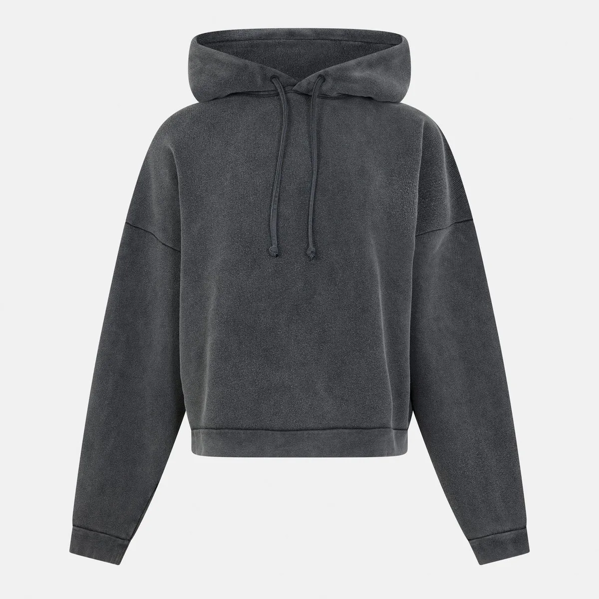 Acne Studios Men's Patch Logo Pull Over Relaxed Fit Hoodie