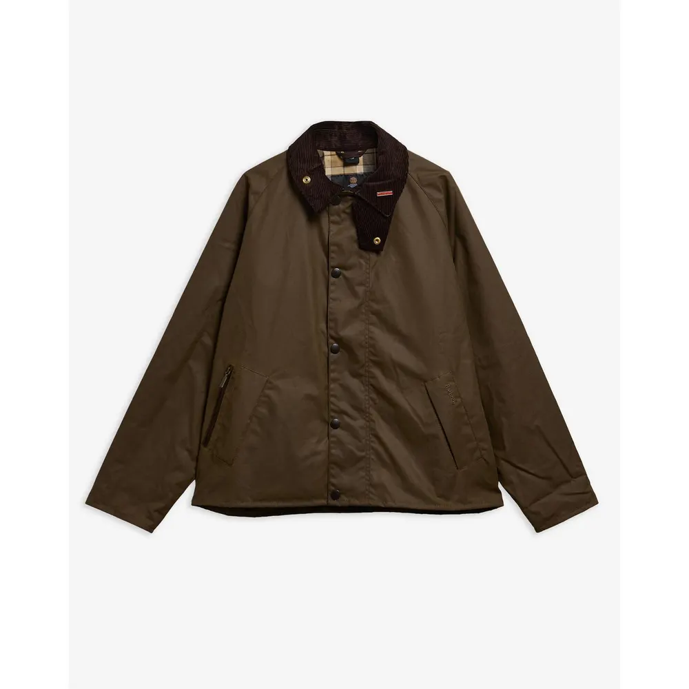 Barbour Men's Icons Transport Waxed Jacket detail 2