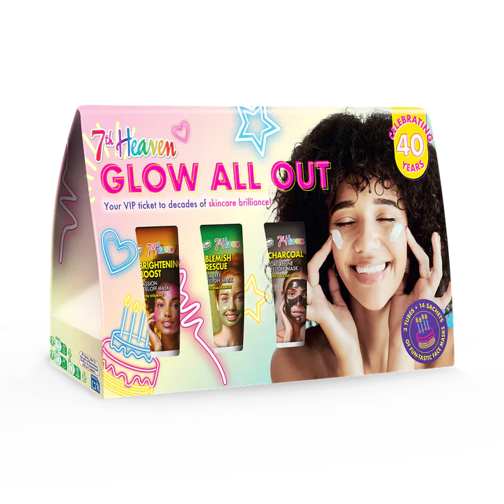7th Heaven Glow All Out Gift Set - Face Masks