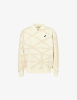 MALBON Verdant Quarter-Zip Cotton Sweater