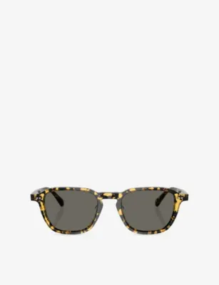 OLIVER PEOPLES OV5598SU Emryn Square-Frame Tortoiseshell Acetate Sunglasses