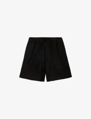 THE KOOPLES Drawstring-Waist Regular-Fit Stretch-Cotton Shorts