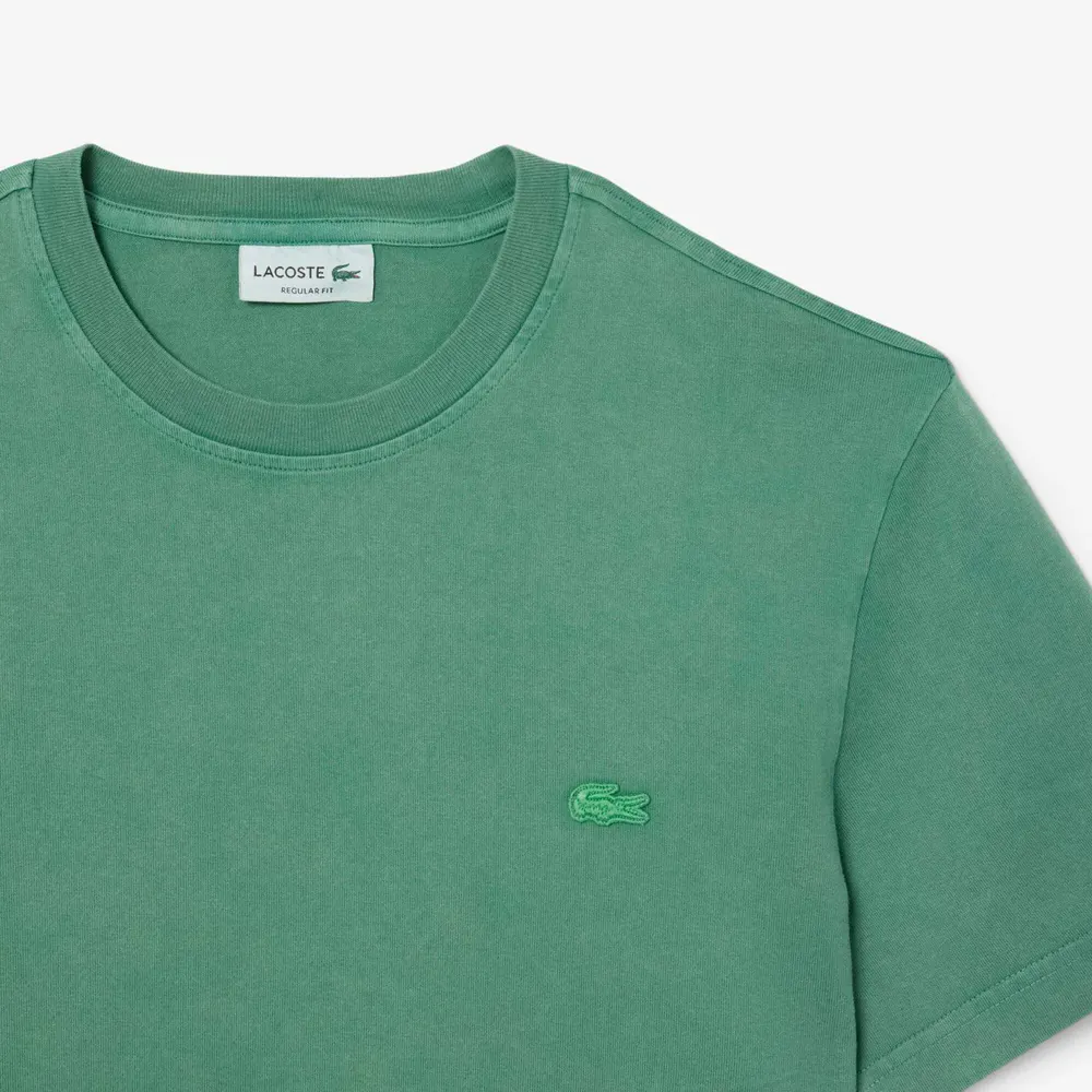 Lacoste Men's Washed Effect Heavy Jersey T-Shirt detail 2