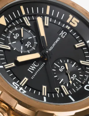 IWC Aquatimer Chronograph Edition Expedition Charles Darwin Bronze Automatic Watch 44mm in BRONZE, additional product view 3