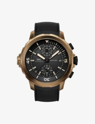 IWC Aquatimer Chronograph Edition Expedition Charles Darwin Bronze Automatic Watch 44mm in BRONZE – Jewellery & Watches | Mens luxury watches