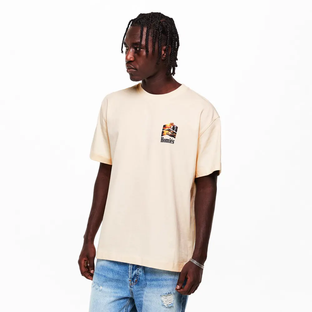 Homies Marbella HOMIES RACING T-SHIRT SPECIAL EDITION AUTO in Beige, additional product view 3