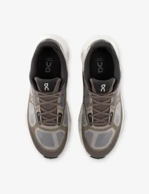ON Cloudtilt Remix Leather and Mesh Trainers - EUR 44.5 / 10.5 UK MEN in ASH ESPRESSO, additional product view 2
