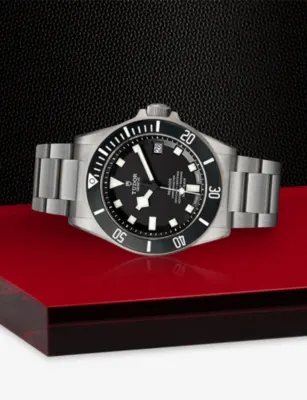 TUDOR M25600TN-0001 Pelagos titanium and stainless steel automatic watch detail 3