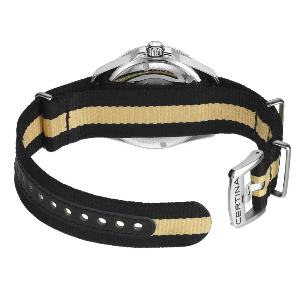 Certina DS Action Diver 40.5mm Unisex Watch in Black, additional product view 3