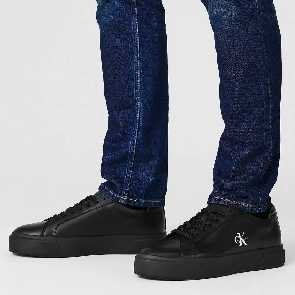 Calvin Klein Men's Basket Cupsole Court Trainers detail 3