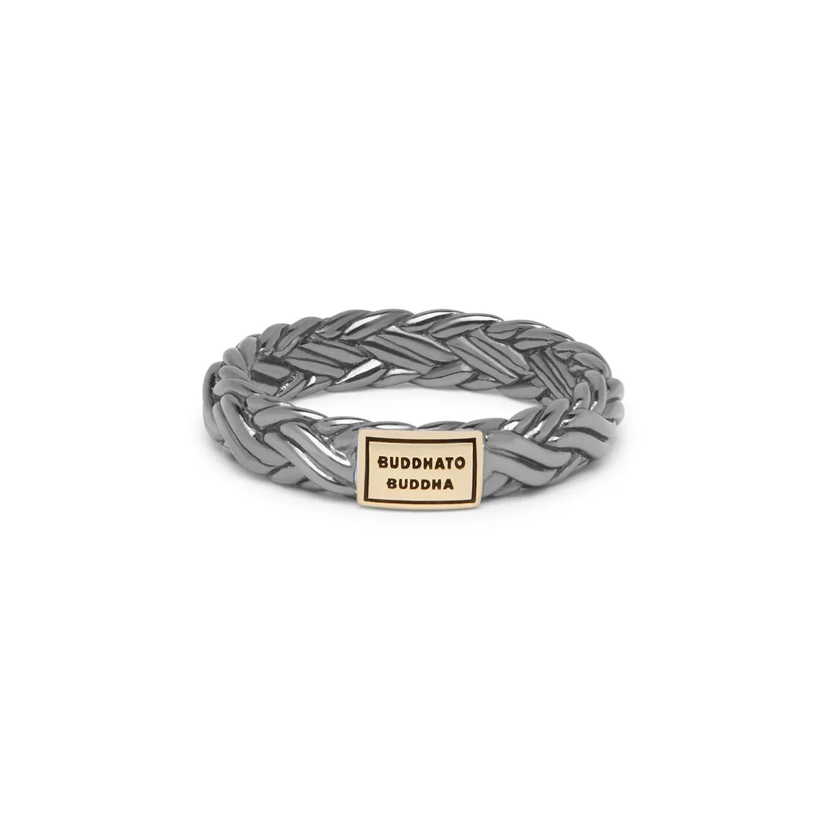 Buddha To Buddha Katja Xs Ring Black Rhodium Shine Gold 14kt