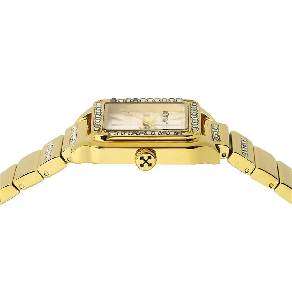 Off White After Hours Watch in Gold/Black, additional product view 3