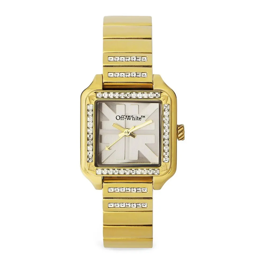 Off White After Hours Watch in Gold/Black – Accessories