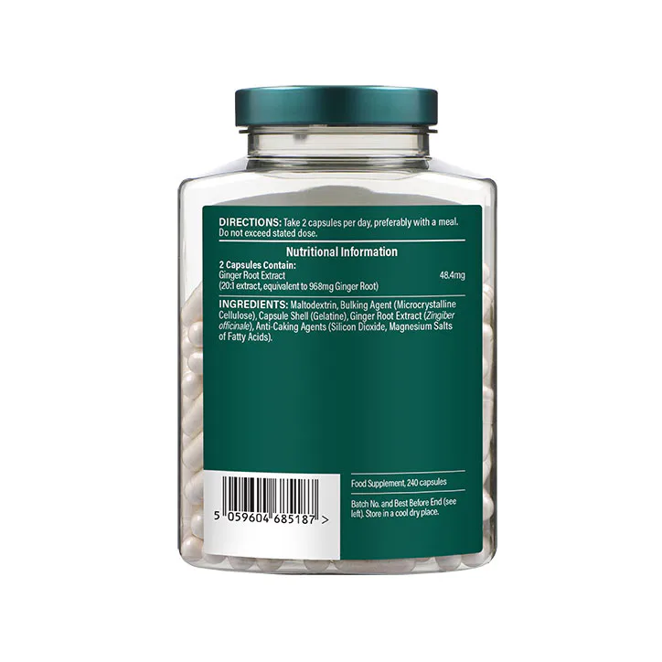 For Him Ginger Root Extract 240 Capsules detail 2
