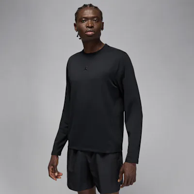 Jordan Flightweight Sport Men's Dri-FIT Long-Sleeve Top - Black/Dark Shadow