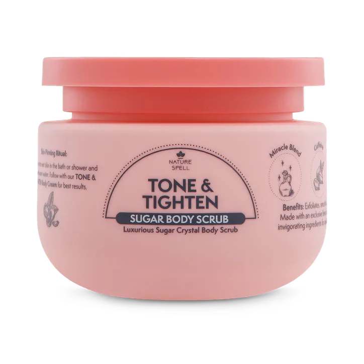 Nature Spell Tone & Tighten Sugar Body Scrub 250ml
