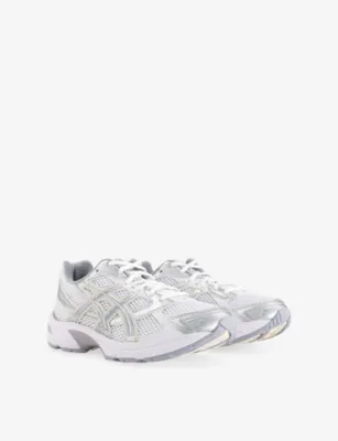 ASICS Gel 1130 Leather and Mesh Trainers - 9 in WHITE PIEDMONT GREY, additional product view 3