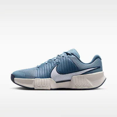 Nike GP Challenge Pro Men's Hard Court Tennis Shoes - Smoky Blue/Light Bone/New Slate/White