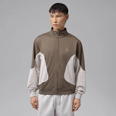 Jordan Brooklyn Men's Tracksuit Jacket - Palomino/Light Bone