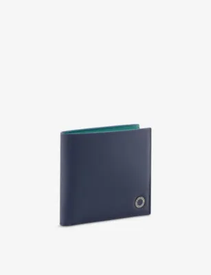 BVLGARI Logo-Plaque Leather Wallet