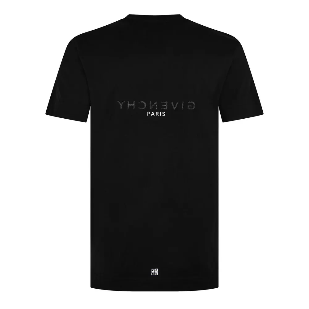 GIVENCHY Reverse Logo T Shirt in Black, additional product view 2