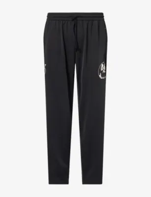 ADIDAS Y3 Graphic-Print Soft-Shell Jogging Bottoms