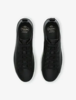 CHURCH'S Ludlow Leather Trainers - EUR 41 / 7 UK MEN in BLK/OTHER, additional product view 2