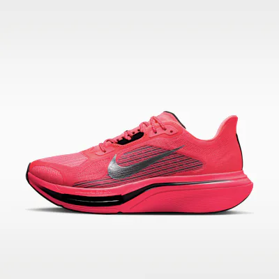Nike Pegasus Plus 2 Men's Road-Running Shoes - Flash Crimson/Black/Light Smoke Grey/Metallic Silver