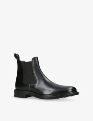 LOAKE Dorchester Leather Chelsea Boots - EUR 43.5 / 9.5 UK MEN in BLACK, additional product view 3