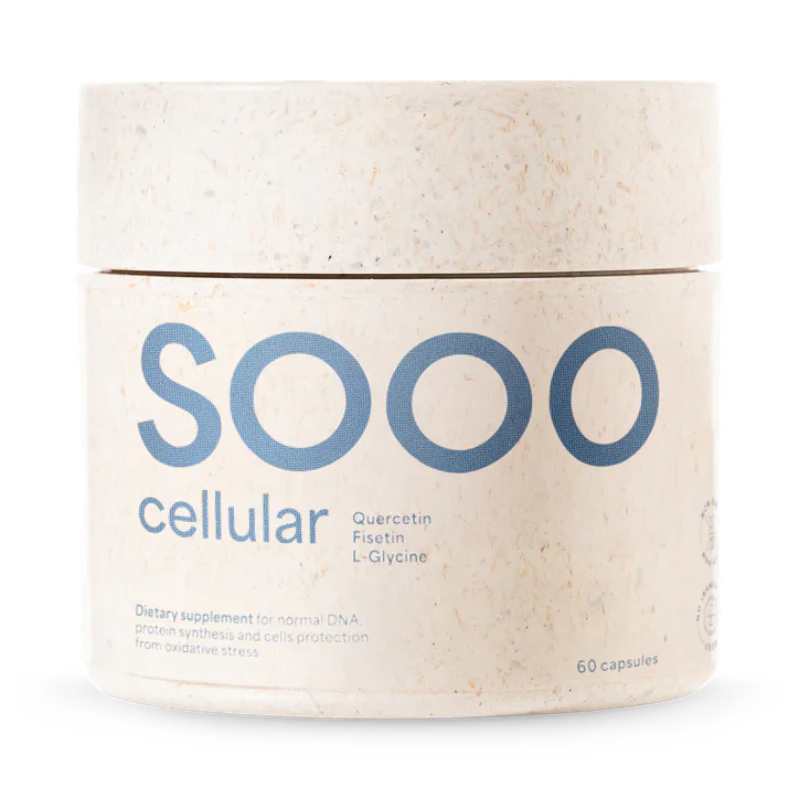 Sooo.me SOOO cellular: Quercetin, Fisetin, L-Glycine 60 Capsules – Vitamins & Supplements > Cellular Energy & Ageing Well