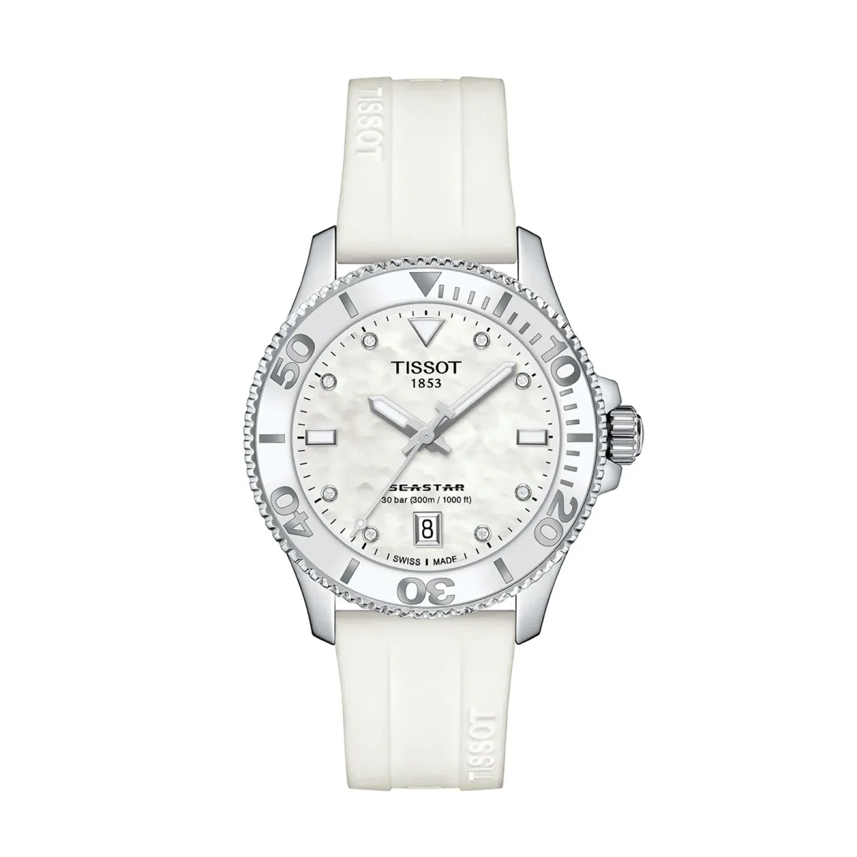 Tissot Seastar 1000 Mother Of Pearl 36mm Ladies Watch